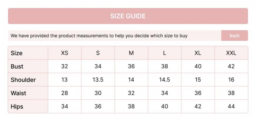 size chart image