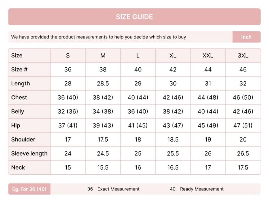 size chart image